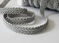 10 MM DECORATIVE TRIM SILK TAPE BRAID CRAFT UPHOLSTERY GIMP CORD SEWING