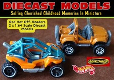 PAIR OF MATTEL OFF ROADERS; DUNE BUGGY 4x4 JEEP; TWO LOVELY DIECAST SCALE MODELS