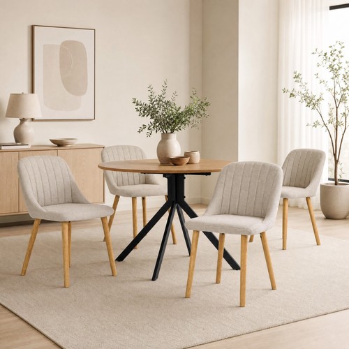 Goeurvant set round dining - set,