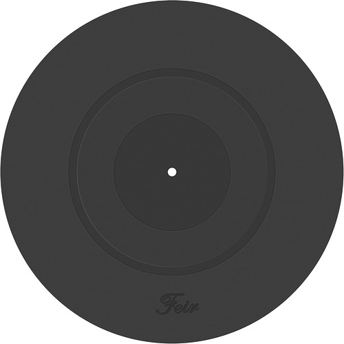 Turntable platter mat black - turntable,