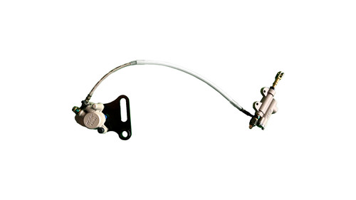 Rear brake system with - system,