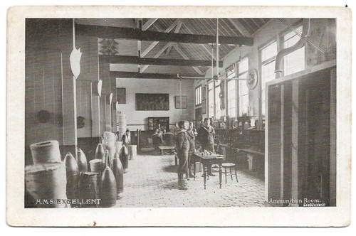 Postcard hms excellent - postcard,