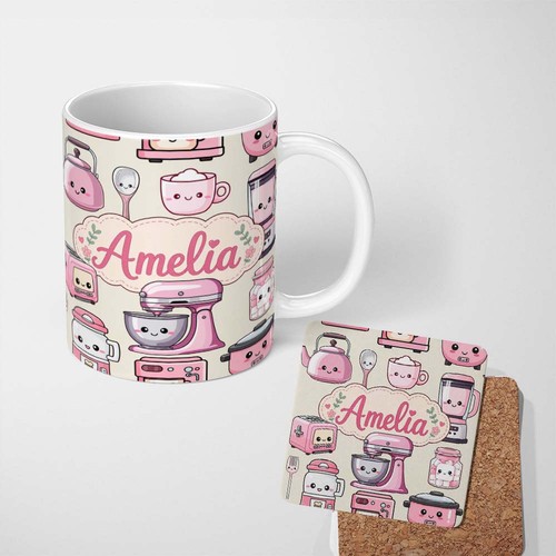 11oz tea coffee mug cute - coffee,