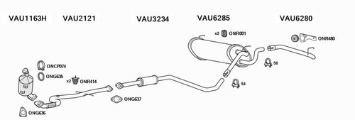 Euroflo exhaust system for - exhaust,