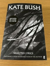 Kate Bush - How To Be Invisible Selected Lyrics - Paperback - Signed / Autograph