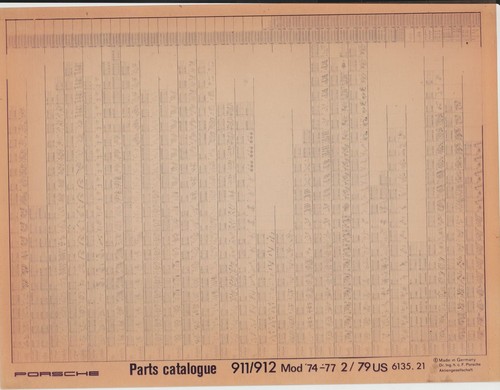 Oem porsche 911 912 - 74-77,