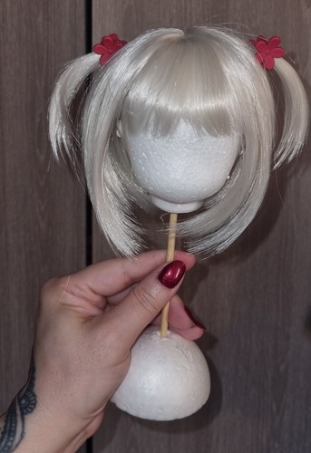 Light grey silver - light, bjd/dollfie