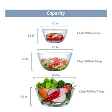 Whiterhino Glass Mixing Bowl