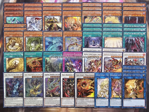Complete swordsoul tenyi deck - complete,
