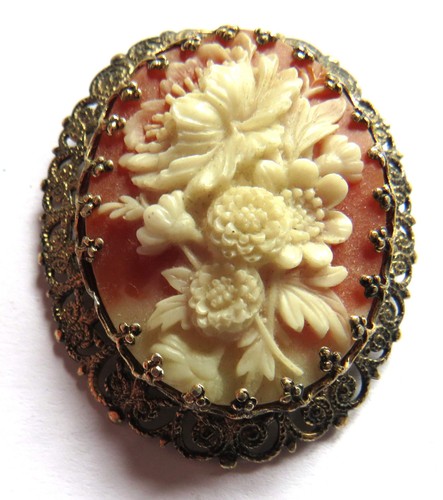 Vintage ladies cameo - vintage,
