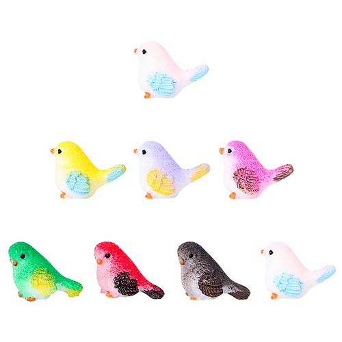 8pcs reusable bird shaped - 8pcs,