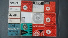 Twelve 5" Reel To Reel Recording Tapes.