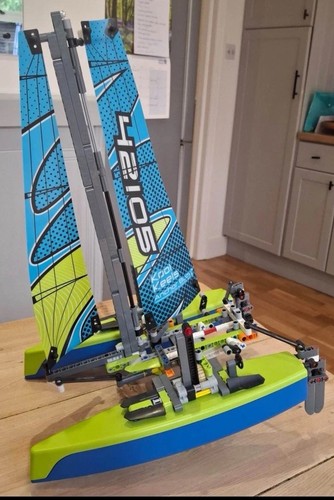 Lego catamaran boat - lego, complete