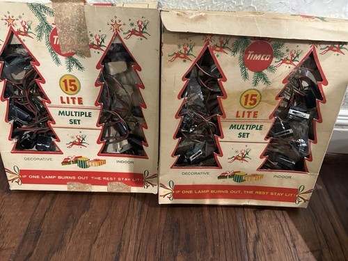 Vintage timco christmas red - c7,