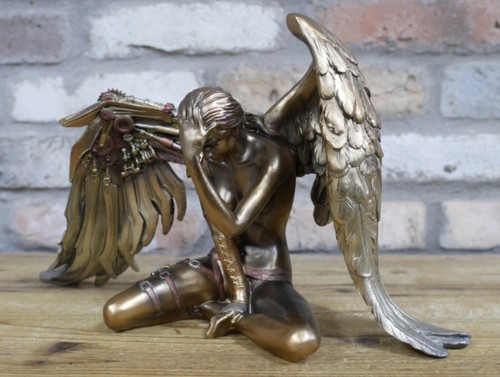 Angel ornament gold steampunk - angel,