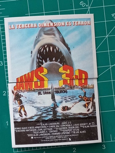 1984 super exito jaws movie - exito, 3d