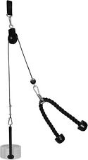 Fitness Pulley Cable Gym Workout Equipment Machine Attach System Home DIY