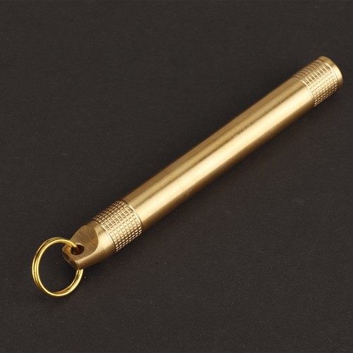 Brass pill bottle holder - pill,