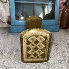 Vintage Florentine Book Ends Wooden Gilt / Papier-mâché Shabby Chic  Pretty