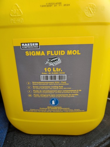 Sigma fluid mol 10ltrs - fluid, screw