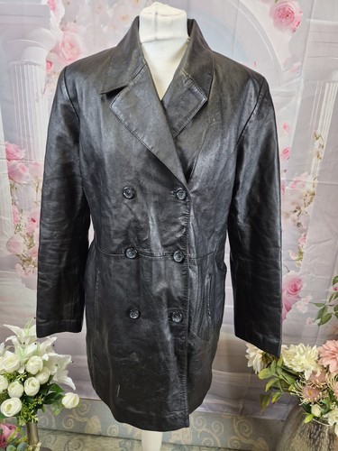 Vtg 90s dpl black leather - 90s,