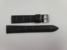 Omega 18mm Black Leather Strap