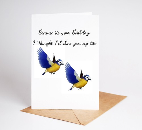 Funny birthday card rude - birthday,