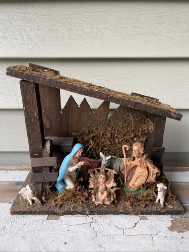 Vtg fontanini nativity set - vtg,