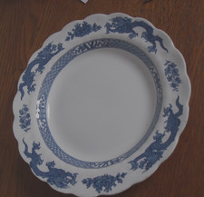 Pair of two Booth’s blue Dragon large bowls