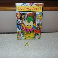 BBC Edd the Duck Annual - 1989 & Badge *Fantastic Unused Condition*