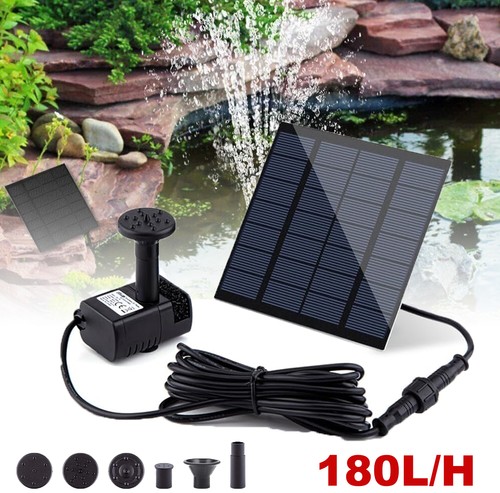 Solar panel powered - panel, water