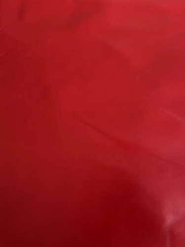 Red smooth real leather - smooth,