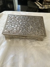 Vintage Ornate Silver Metal