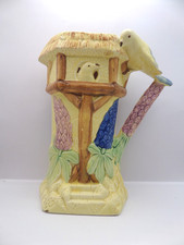 Vintage Flaxman Ware Wadeheath Art Deco Style Budgerigar Jug Vase Shape 168