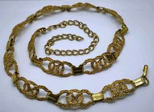 Vtg 1980s/90s Gucci Gold Tone