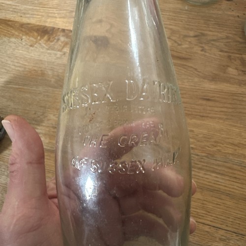 Vintage glass sussex - glass, dairies