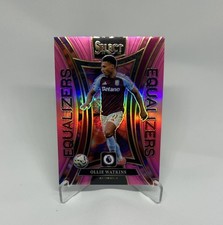 Ollie Watkins Pink Prizm Equalizers Numbered 2/25 Premier League Select 24-25