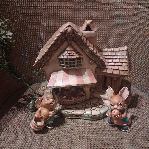 Pendelfin rabbits stoneware - pendelfin,