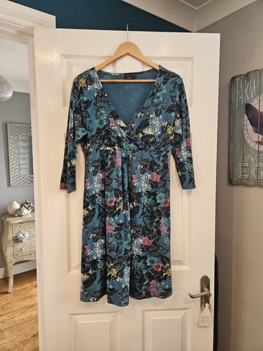 Amari floral jersey dress - floral,