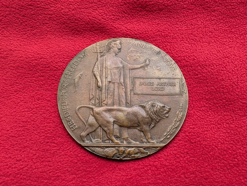 Wwi memorial death plaque - wwi,