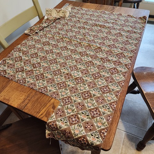 Vintage barkcloth upholstery - barkcloth,