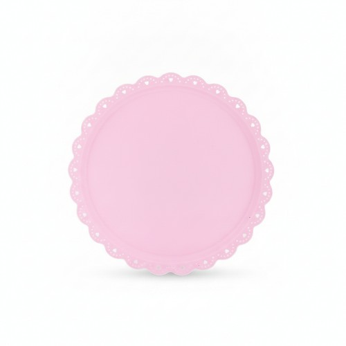 Lace edged tray recessed - tray,