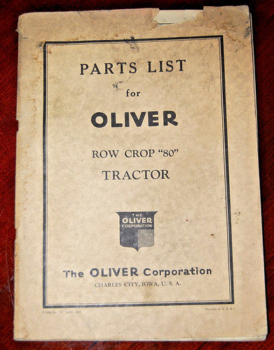 Vintage oliver tractor parts - tractor,