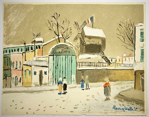 Maurice utrillo moulin de - -,