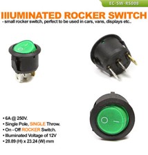1PC illuminated Rocker Switch