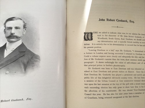 Norfolk leaders c1907 print - leaders,