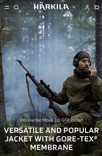 Harkila pro hunter jacket size - harkila,