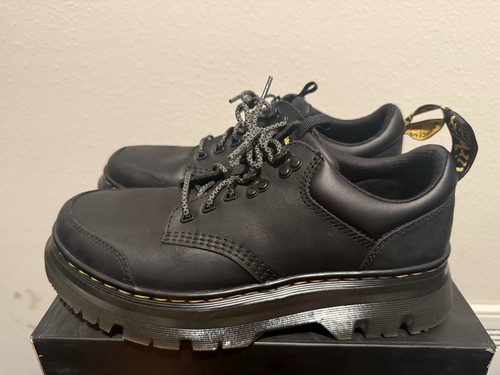 Martens black leather work - dr,