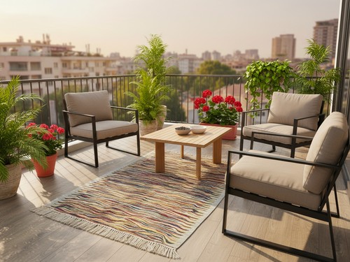 Modern turkish kilim rug - modern,