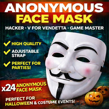 24 x ANONYMOUS FACE MASK